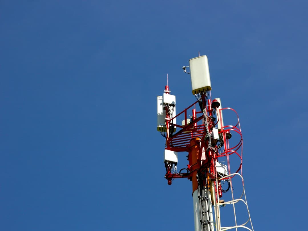 Cell tower representing wireless infrastructure and radiofrequency exposure discussed in the HHS review